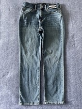 Abercrombie Fitch Jeans Mens 30x30 Blue Signature Stretch Athletic Straight New