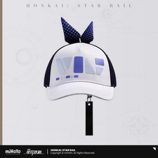 Anime Honkai: Star Rail Silver Wolf Baseball Cap Hat Anime Peaked Cap Unisex