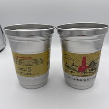 Makers Mark Aluminum Cup Set Of 2 - Reusable