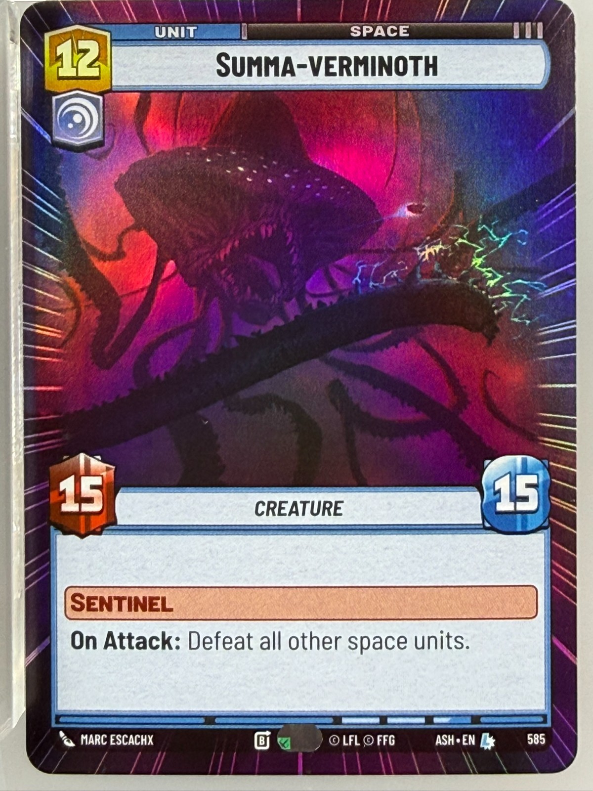 Star Wars Unlimited - Summa-Verminoth Hyperspace Foil 585