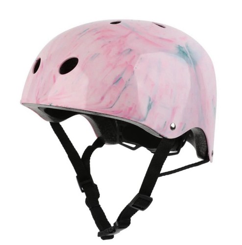 Justice Marble Pink Helmet Skateboarding Scooter Bike Ages 6-8 Yrs