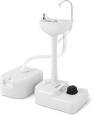 Portable Sink Camping Hand Washing Station, 17 L Wash Basin Stand with 24L Recov