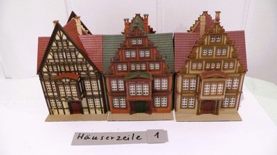 H0 Häuserzeile 3 Gebäude # 25599 t Nr. 1 #