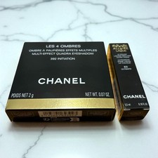 Chanel LES 4 OMBRES Eyeshadow Palette 392 Initiation  Lipstick G63 Ultimate
