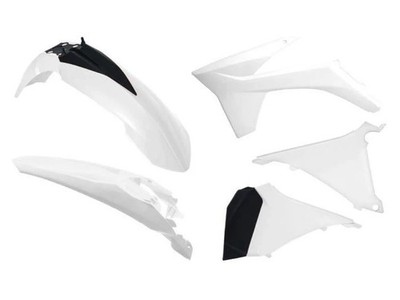 PLASTIC KIT/5 KTM EXC 2012-13, RTECH R-KITKTM-BN0-412, 5 PIECE PANELS