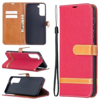 Für Samsung Galaxy S30 Plus Horizontal Klappbare Ledertasche mit Tex