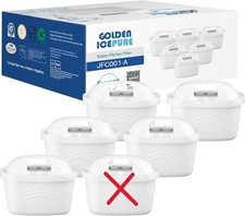 5er Pack GOLDEN ICEPURE Wasserfilter für Brita Maxtra+, Maxtra Pro, Mavea