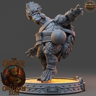 Order of the Obsidian Sun   28mm Echsen Miniatur   Proxy f. WH D&D Einzelwahl