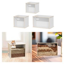 Hamster Grabkasten kleines Hamsterversteck leicht zu reinigen Versteck Käfig Haus für