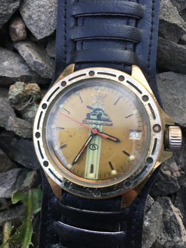 Original Russian Army Russia Tank Forces Military Soldier Vostok Watch Rare 2025