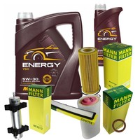 Inspektionspaket 6L Mannol Energy 5W-30 FüR BMW E46 320D 318D 320Td 318Td 320 Cd