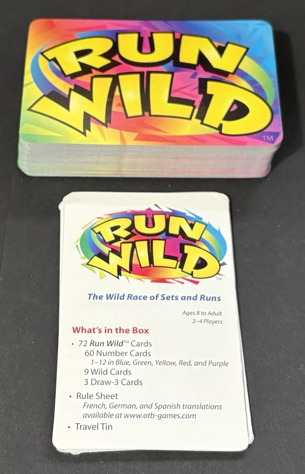 2009 RUN WILD Card Game The Wild See & Runs! Out Of The Box Publishing Complete - Image 4 of 4