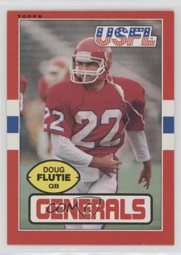 1985 Topps USFL Doug Flutie #80