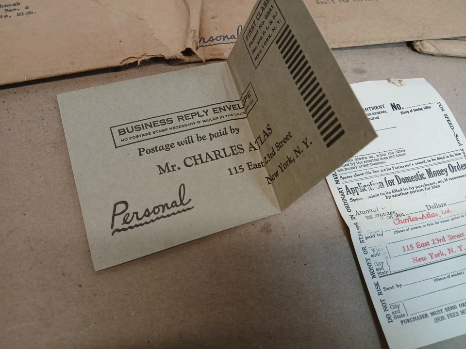 Lot (7) CHARLES ATLAS Bodybuilding muscle exercise system booklets courses - Image 2 of 4