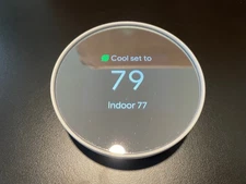 Google Nest Smart Thermostat, Snow - GA01334-US