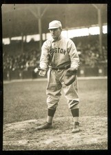 1910-1919 Bill Carrigan Type 1 Original Photo Paul Thompson PSA DNA LOA Red Sox