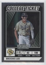 2022 Panini Elite Extra Edition College Tickets Optic Brooks Lee #CTO-1 7u5