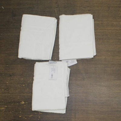 Linum Home Textiles Turkish Cotton Denzi 3-Piece Hand Towel Set White 16x30