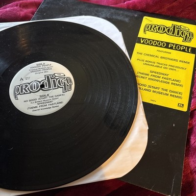 Prodigy Voodoo People 12'' Vinyl Record Chem Bros Remix + Bonus Tracks VG+ 1995