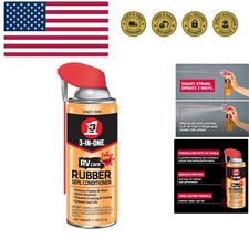 RVcare Rubber Seal Conditioner with SMART STRAW SPRAYS 2 WAYS, 11 OZ