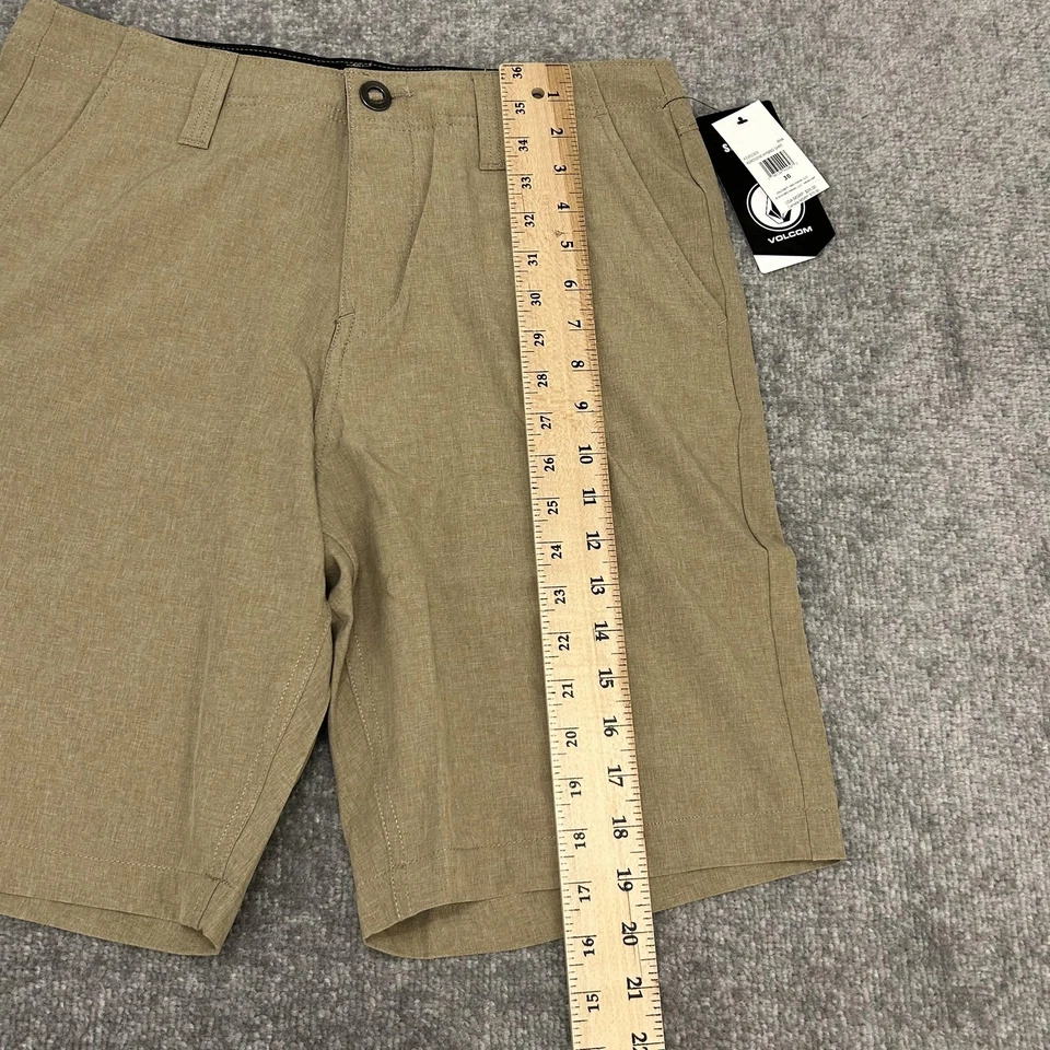 Volcom Shorts Mens 30 Tan Kerosene Hybrid Water Repellant 4 Way Stretch Surf NEW - Image 3 of 4