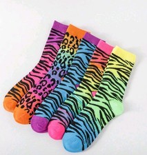 Paires de chaussettes haute multi couleurs T 36 43 homme femme neuf