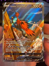 2021 Pokemon Chilling Reign Galarian Zapdos V Alternate FA Ultra Rare #174/198 on eBay