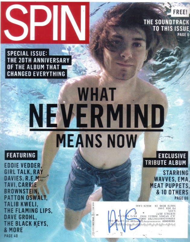 SPIN MAGAZINE AUGUST 2011 EDDIE VEDDER, DAVE GROHL, BLACK KEYS