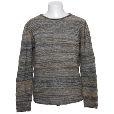 Key Largo, Strickpullover, Größe: M, Robert, Grau/Grün/Braun #AJI - Bild 1 von 4