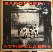 THE CLASH SANDINISTA - UK - PROMO  - CBS    FSLN 1 - 3 LP'S