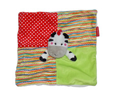 COME NUOVO * Fisher Price Zebra verde rosso bianco panno coccole panno coccole panno coccole