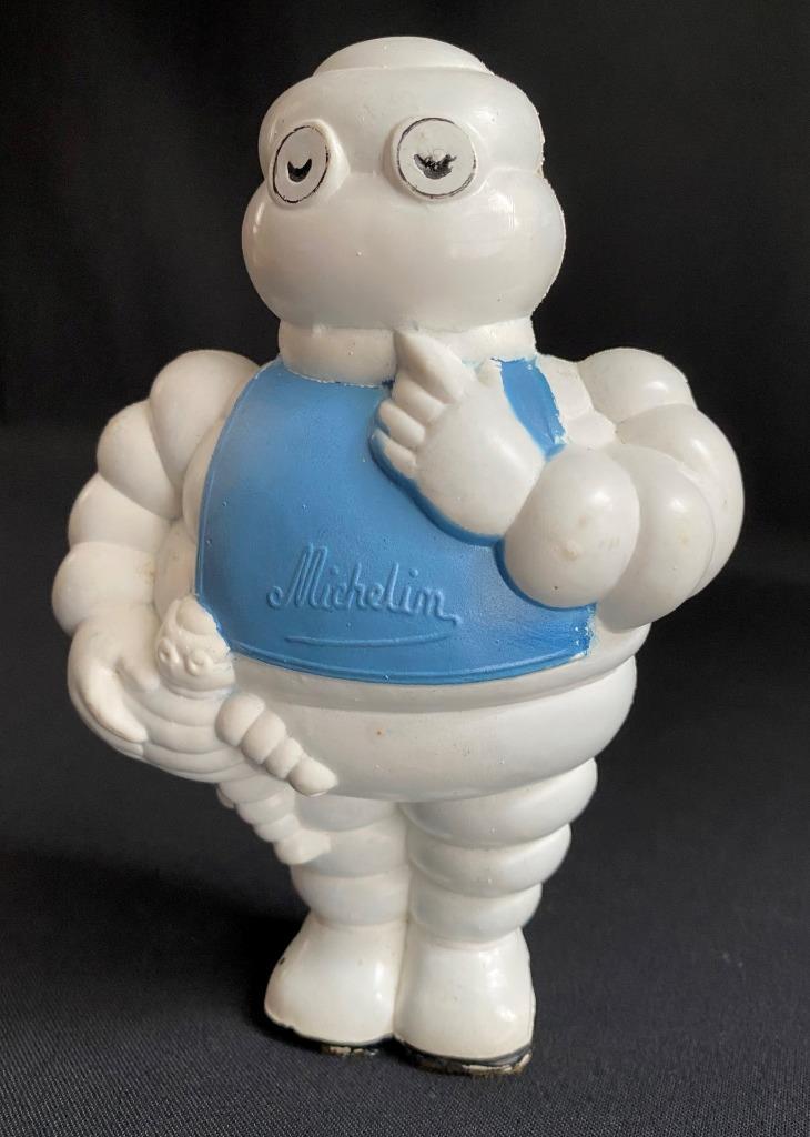MICHELIN MAN BABY BIBENDUM VINTAGE SQUEEZE SQUEAKY TOY