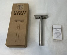 Karma Shave Co. Safety Razor with 5-pk Blades - NEW IN BOX