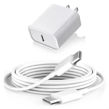 iPhone 15/16 Fast Charging Cable & Adapter USB-C/High Speed/Durable & Reliable