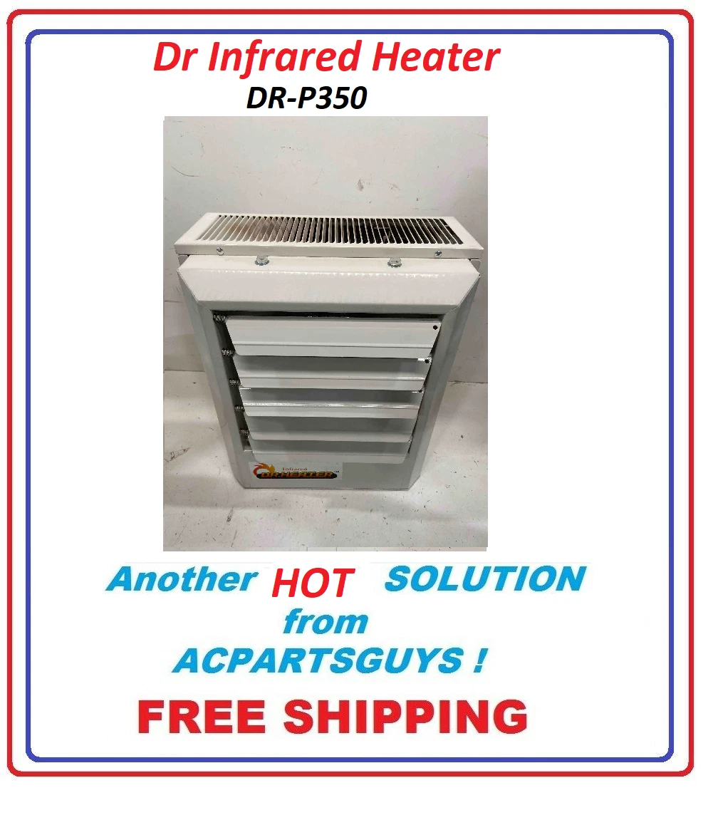 Dr. Infrared Heater DR-P350 5000 Watts 5KW 3-Phase fan u0026amp; forced air,  Convection | eBay