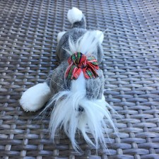Russ Berrie Yomiko Schnauzer Dog 8 inch Plush Toy