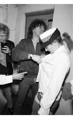 Slade veröffentlichen ihr neues Album Rogues Gallery eine Party abgehalten Roya 1985 altes Foto 4 x 6