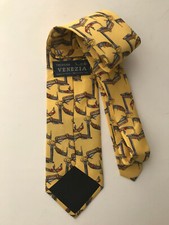 VENEZIA SILK TIE58X3.5" WIDE.NEW.ITALY.