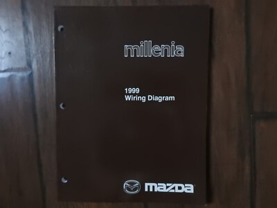 1999 Mazda Millenia Factory Wiring Diagrams Shop Manual Part # 9999-95-036G-99