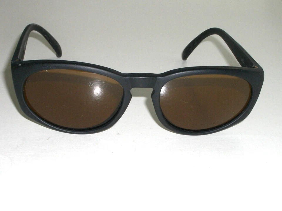 GAFAS DE SOL VINTAGE VUARNET Px FRANCIA 073 NEGRO MATE MARRÓN PROFUNDO CRISTAL ELEGANTES Foto 2 de 4