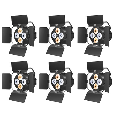 Yiflamefly 200W COB LED Par Light Stage Light Audience Blinder Spot Light DMX