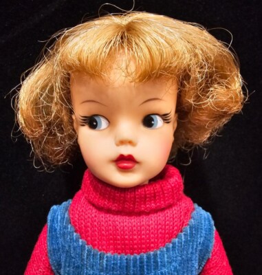 Vintage TAMMY Dk Bld, Str8 Leg Ideal 60s Doll BS-12 2, Rare Outfit w/shoes   