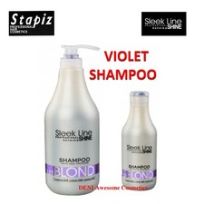 STAPIZ BLOND SLEEK LINE VIOLET SHAMPOO with Silk Protein for blond hair
