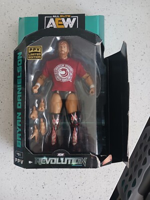 TARGET AEW PPV Bryan Danielson Action Figure #01 NIB Jazwares damaged box