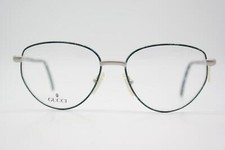 Vintage Glasses GUCCI GG 2251 Multicolored Silver Oval Eyeglass Frame