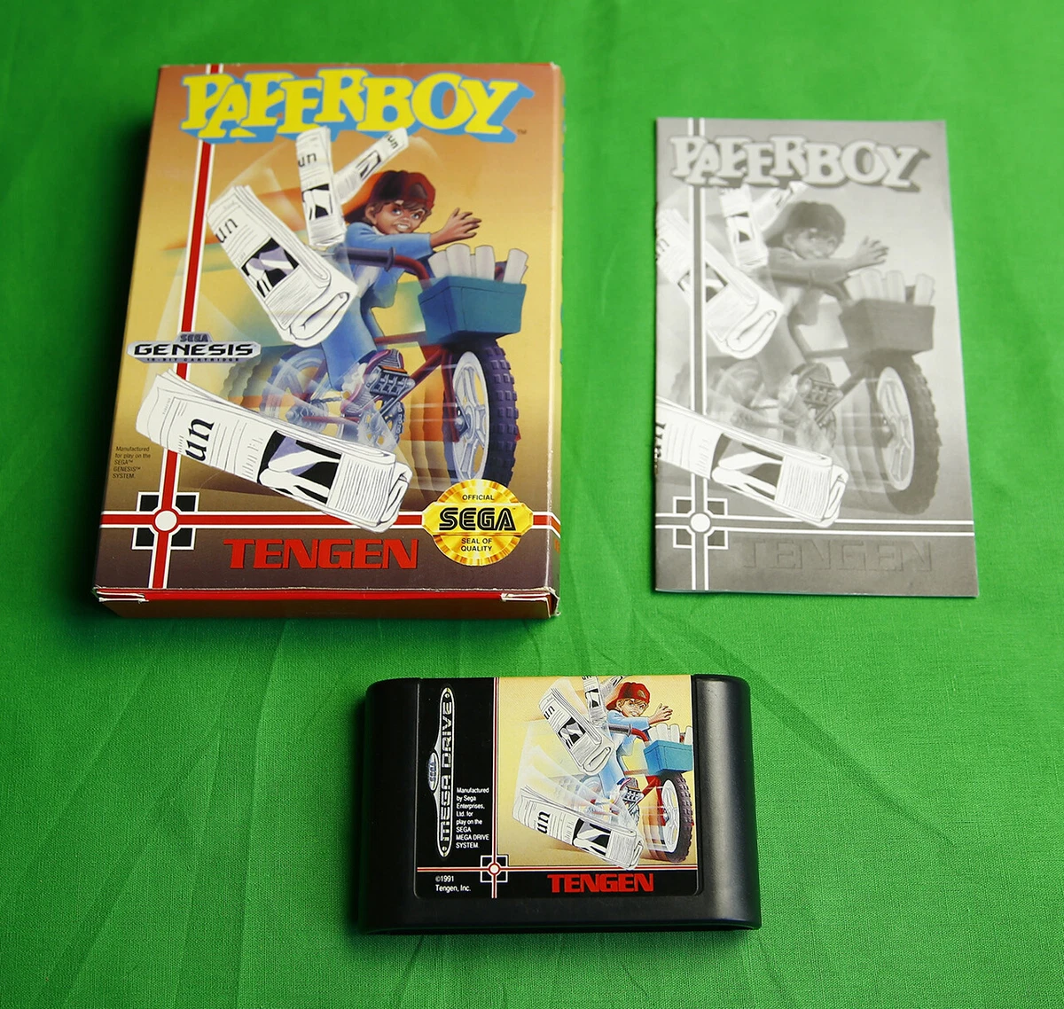 Paperboy by Tengen Sega Genesis Mega Drive System Console
