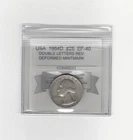 1964D  USA, Twenty-Five Cent, Quarter Dollar, Dbl Lett Rev. Dbl MM