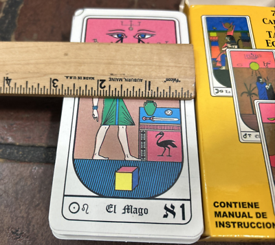 TAROT EGIPCIO BOOKLET+ 78 CARTAS | eBay