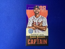 2021 Topps Gypsy Queen Captains Minis Indigo /250 Xander Bogaerts #CM-XB