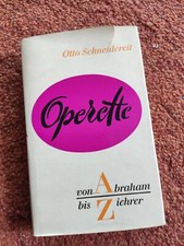 DDR - Buch:  Operette von Abraham bis Ziehrer, 1969